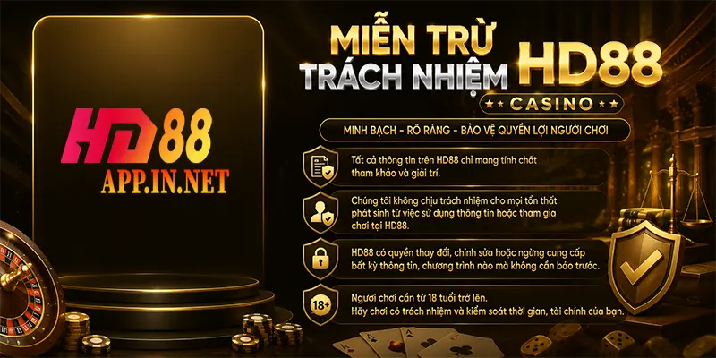Miễn Trừ Trách Nhiệm HD88