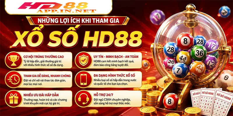 Những lợi ích khi tham gia xổ số HD88